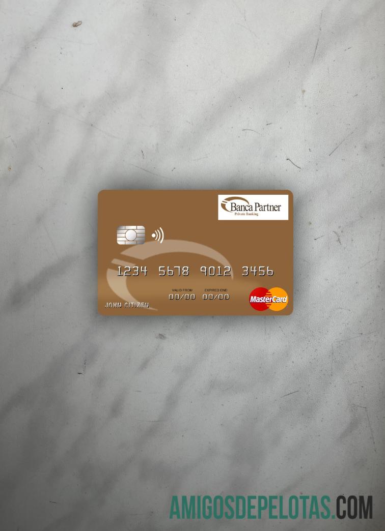 San Marino Banca Partner Mastercard Photolook Frente amostra